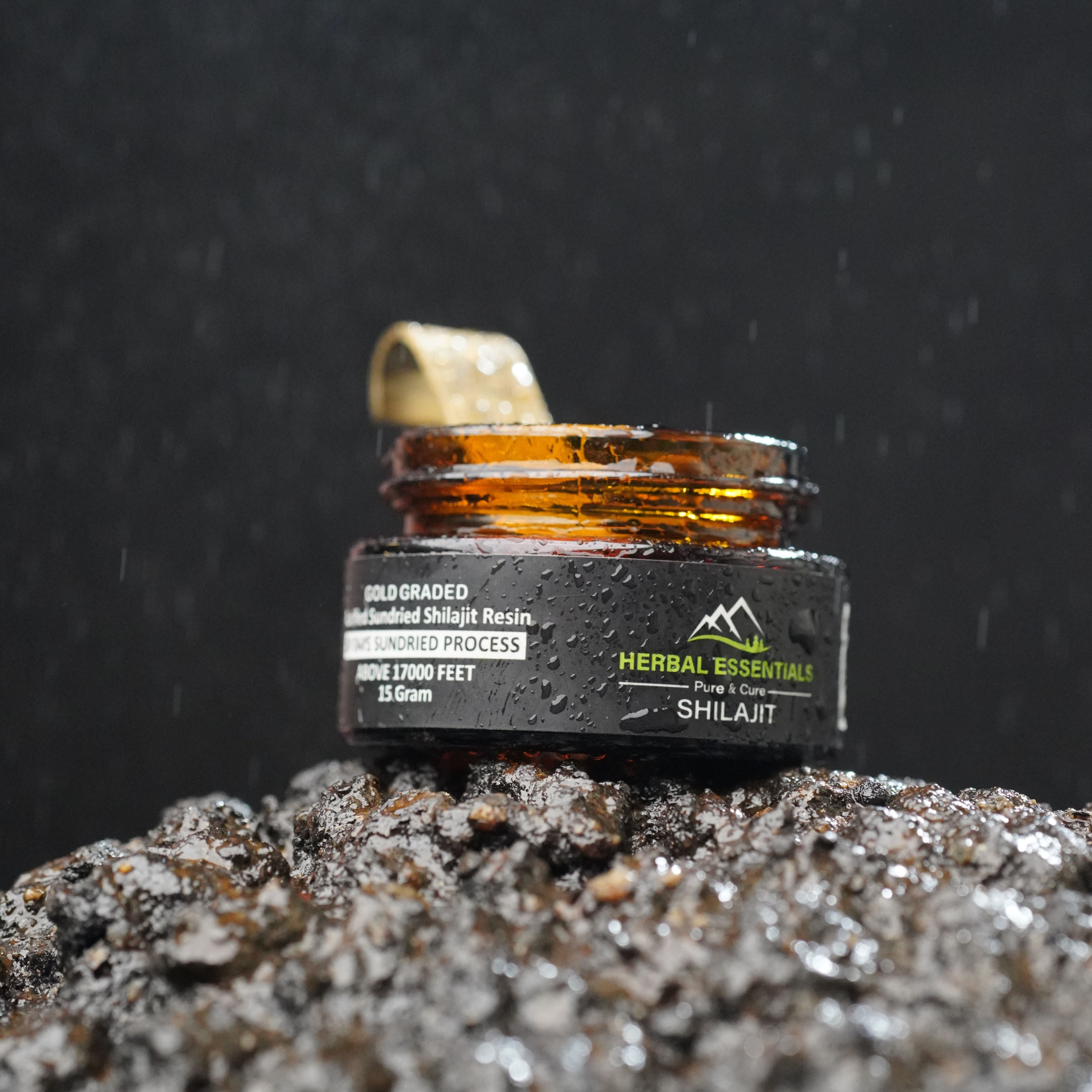 Herbal Essentials Gold-Graded Himalayan Shilajit Resin