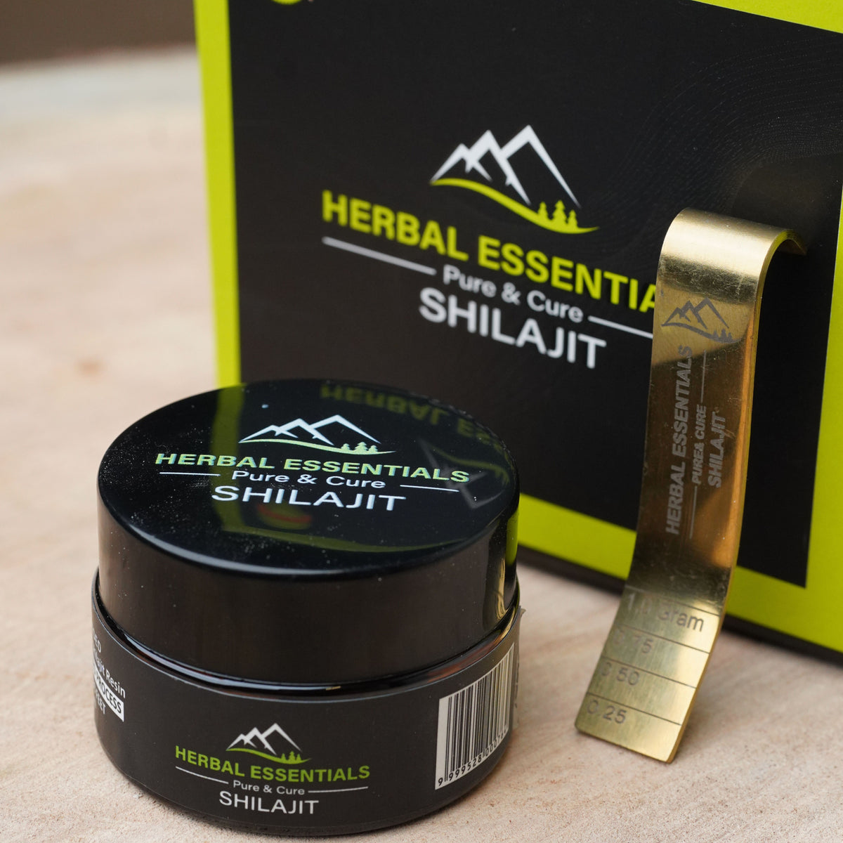 Herbal Essentials Gold-Graded Himalayan Shilajit Resin